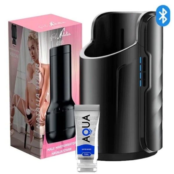 Kiiroo keon feel natalia pornstar aqua quality lube 50ml masturbator sex toy