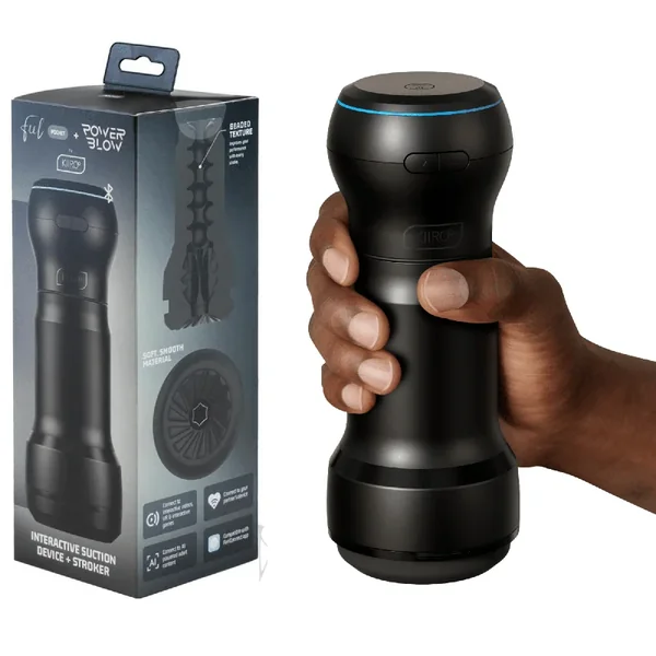 Kiiroo Rechargeable Vibrating Pocket Penis Stroker Powerful Masturbator Sex Toy