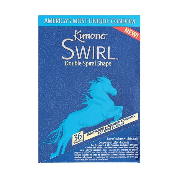 Kimono Swirl Condom – Pack of 36