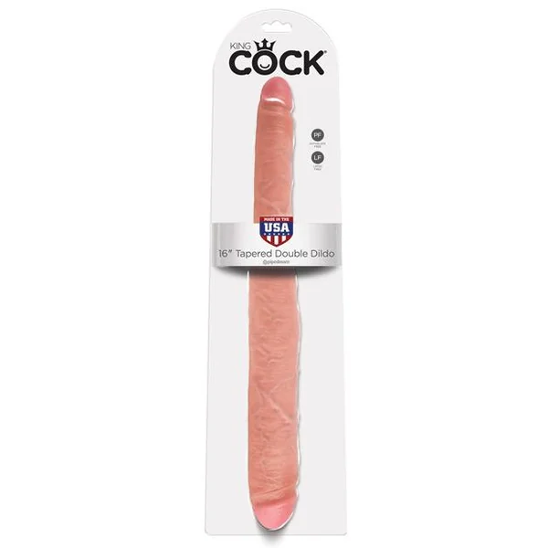 King Cock 16 Inch Tapered Double Ended Dildo