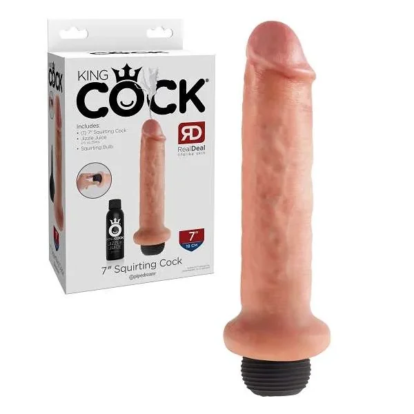 King Cock 7 Inch Squirting Dildo