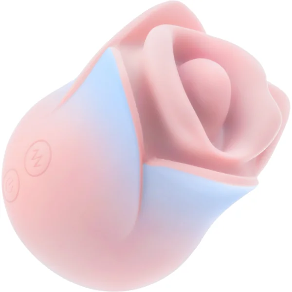 Kissing Rose Rechargeable Silicone Clitoral Stimulator By Blush