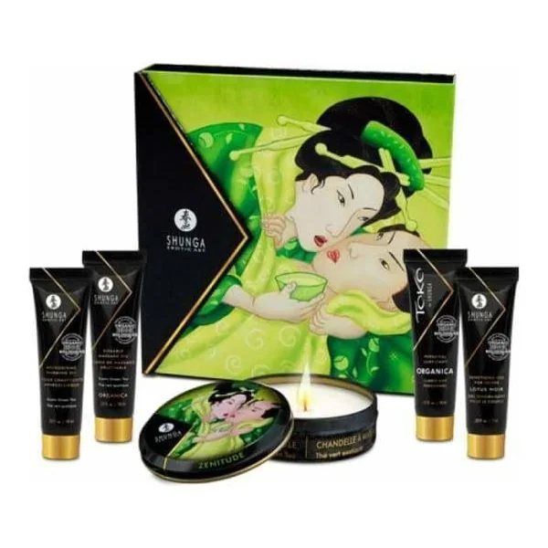 Kit Secrets Geisha - Shunga - Organica Exotic Green Tea
