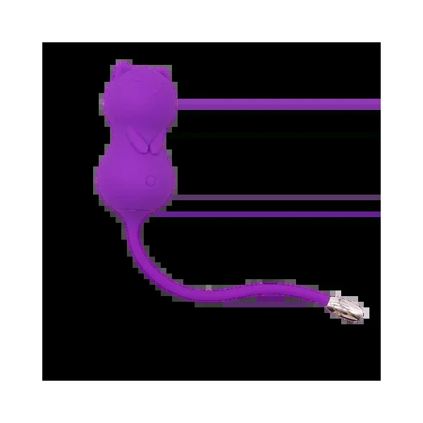 Kitty Cat Kegel Vibrator by Emojibator