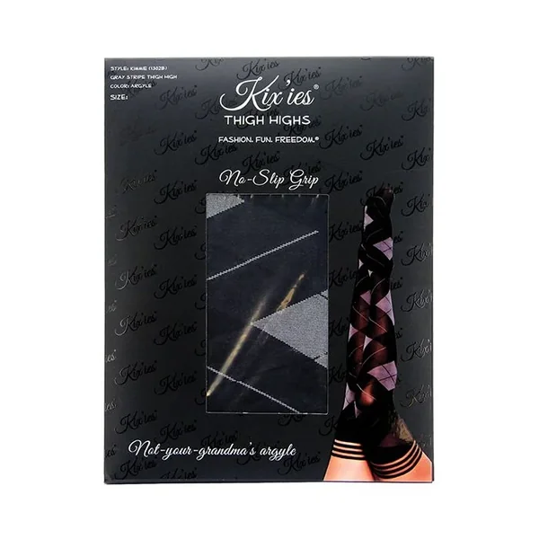 Kix’ies Kimmie Argyle Thigh High Argyle A