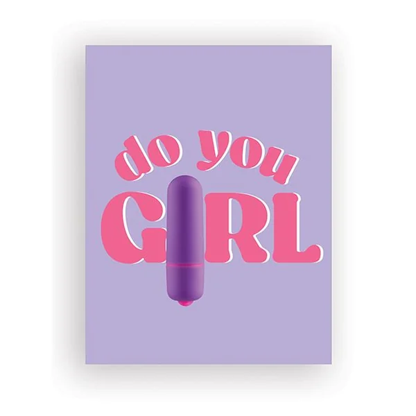 Kush Kards Do You Girl Naughty Greeting Card With Vibrator & Towelettes