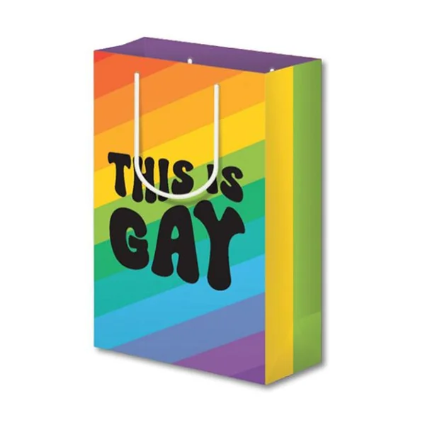 Kush Kards This Is Gay Stripe Gift Bag