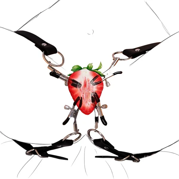 Labia Clip Clitoris Clamps Nipple Clamps Clitoris Stimulator Teasing G-Spot Massage Sex Toys for Women