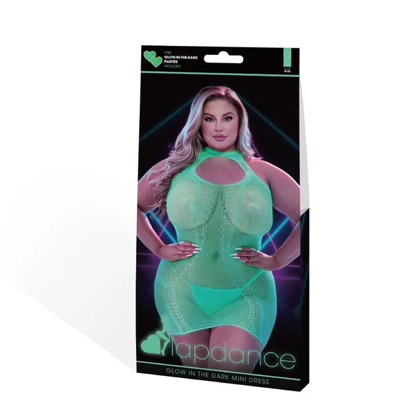 LAPDANCE GLOW IN THE DARK MINI DRESS Q/S