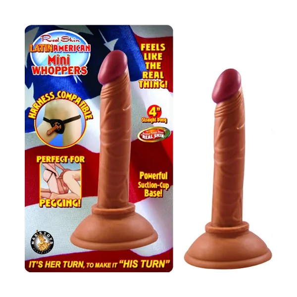 Latin American Mini Whoppers 4-Inch Straight Dong