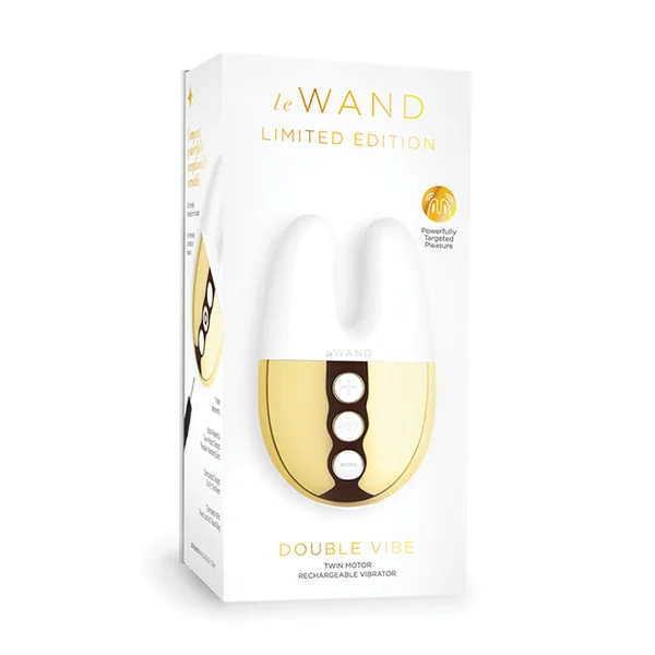 Le Wand Double Vibe - White Gold