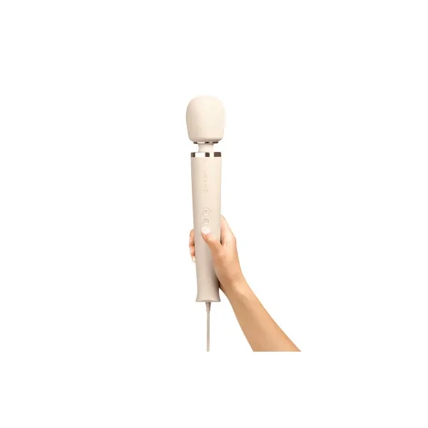 Le Wand Plug-In Vibrating Massager, Cream