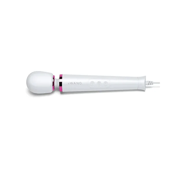 Le Wand Powerful Petite Plug-In Vibrating Massager – White