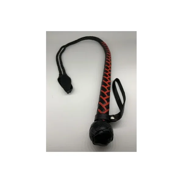 Leather 3 Foot Double Tail Whip