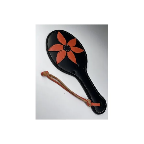 Leather Sunflower Mini Paddle