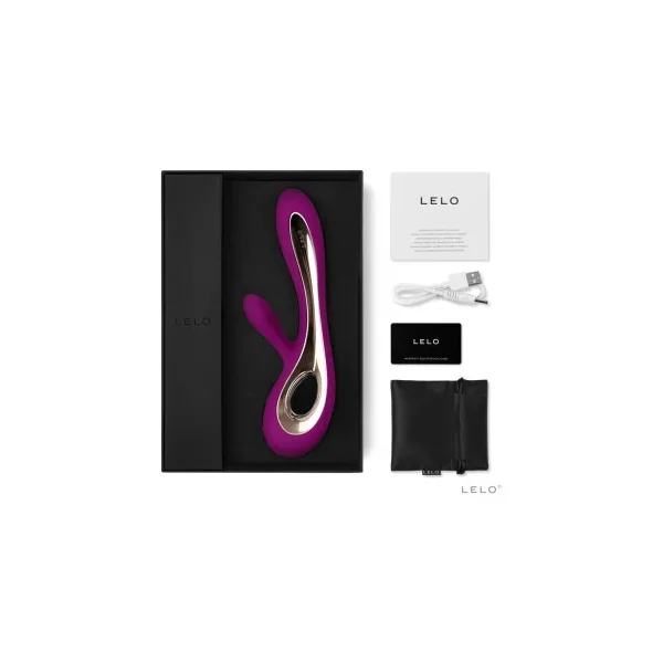 LELO SORAYA 2 Rabbit Vibrator, Deep Rose