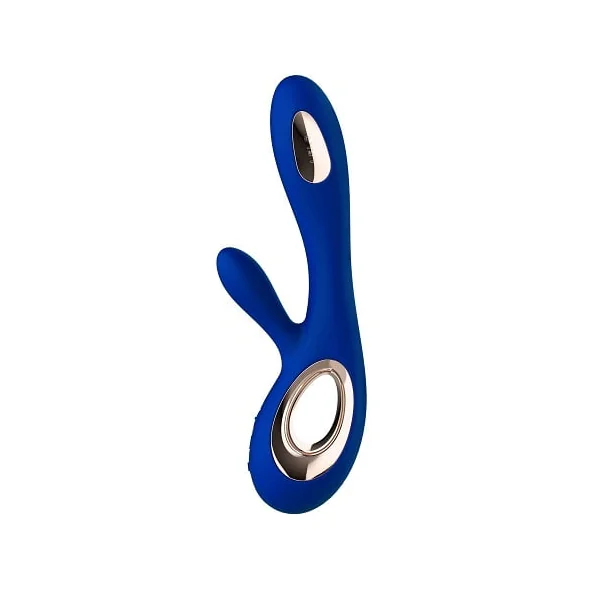 Lelo Soraya Wave Dual Action Vibrator Midnight Blue