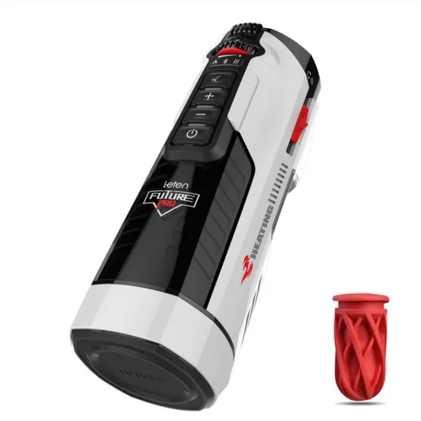 Leten Automatic Telescopic Heating Voice Perfume Motorized Male Masturbator