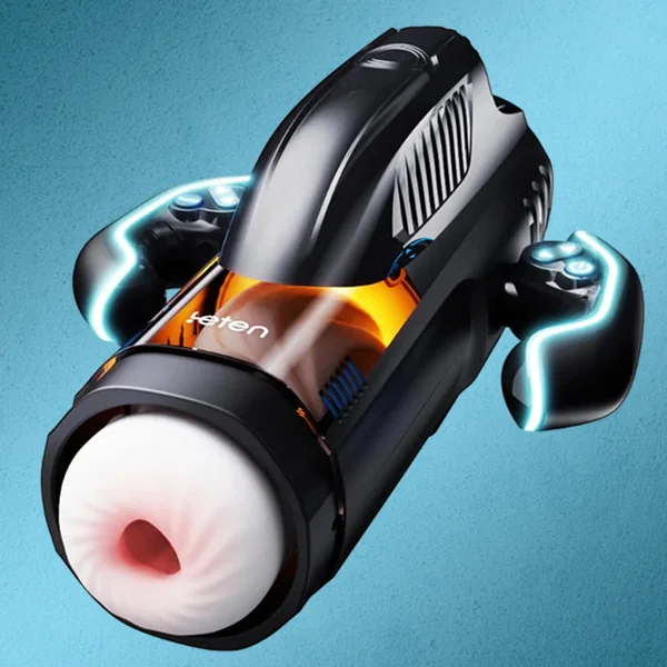 Leten BERMUDA STORM Hand-held Telescopic Sucking Pronunciation Male Masturbator