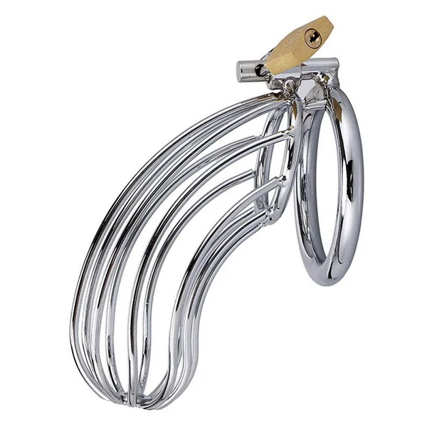 Leto 4.4" Lockable Metal Cock Cage