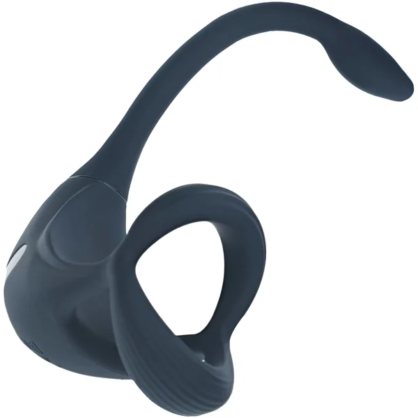 LEVELZ Remote Control Vibrating Silicone Tri O Cock Ring with Prostate Stimulator