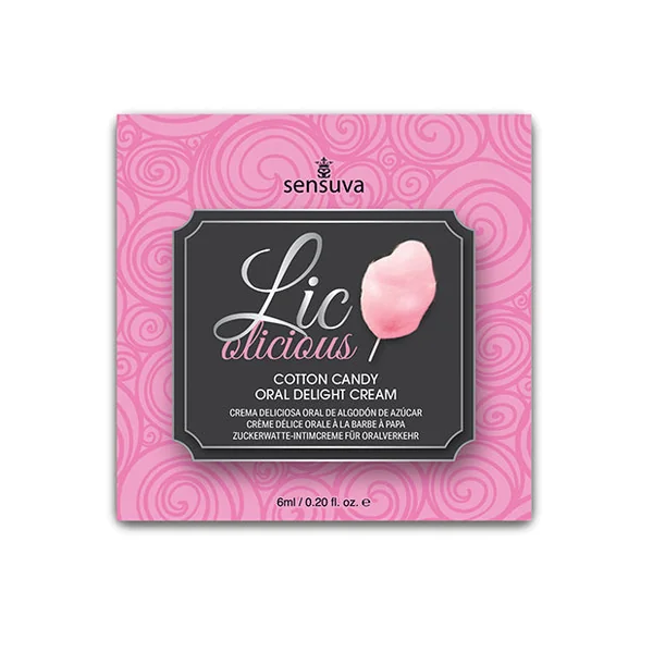 Lic O Licious Oral Delight Cream - 6ml Packet Cotton Candy