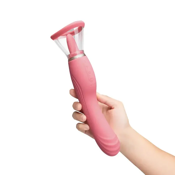 Lick 3-in-1 Vibrator with Licking & Suction