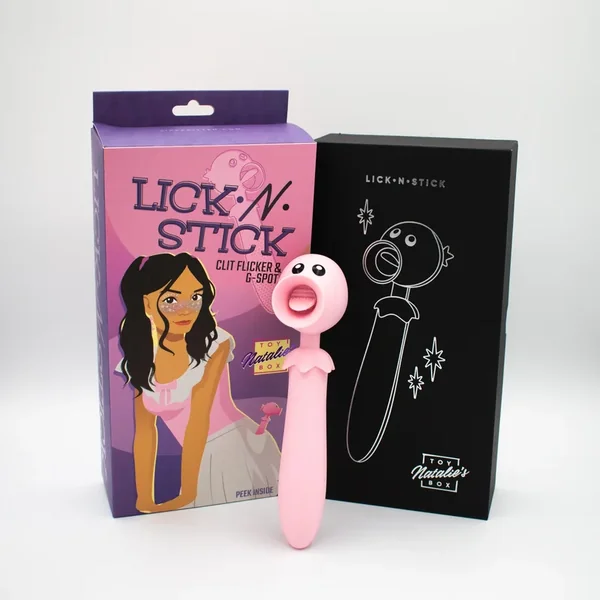 Lick N’ Stick Clit Flicker & G-Spot Vibe – Natalie Toy Box