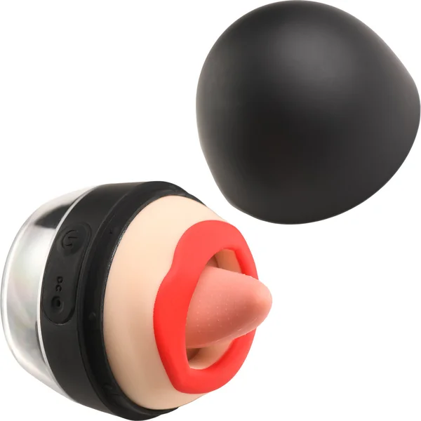 Lickgasm 10X Lady Licker Rechargeable Waterproof Silicone Clitoral Stimulator With Licking Tongue