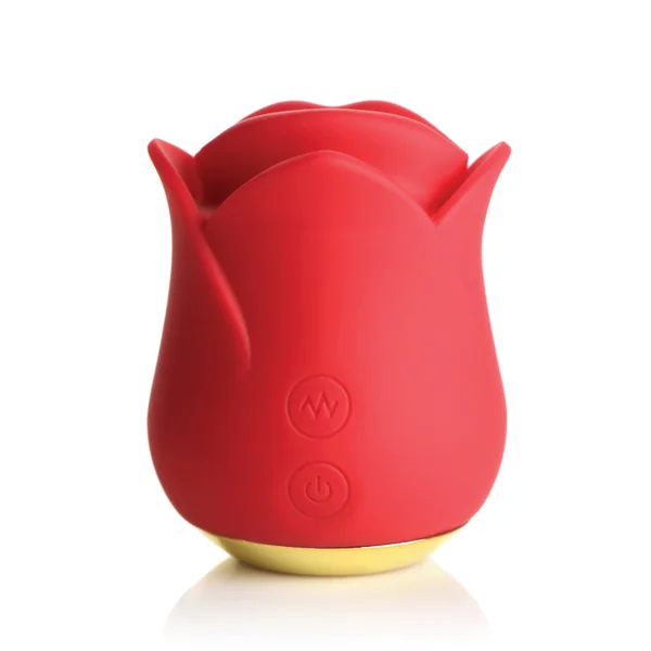 Lickgasm Sweet Kiss Kissing & Vibrating Clitoral Stimulator - Red