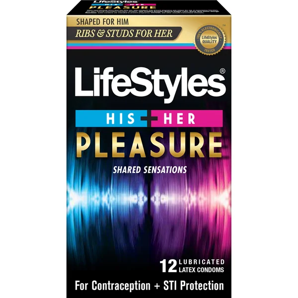 LIFESTYLES HIS & HER PLEASURE 12PK