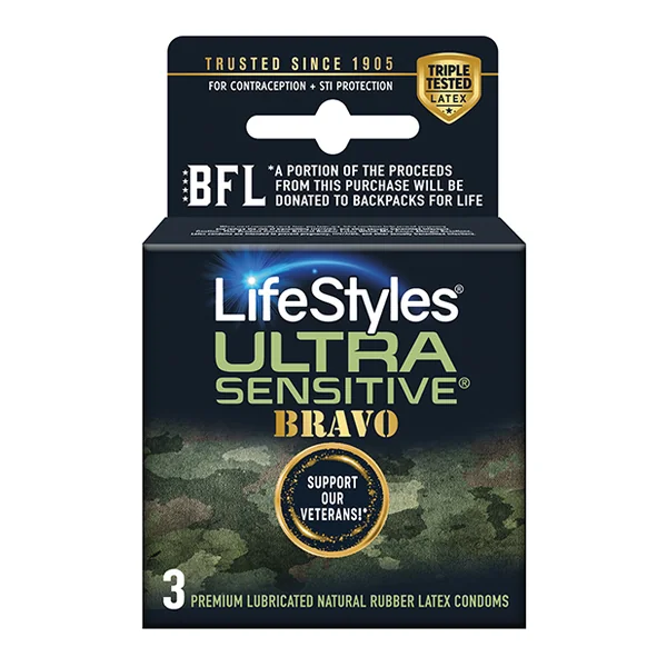LIFESTYLES ULTRA SENSITIVE BRAVO 3PK