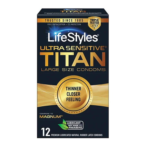 LIFESTYLES ULTRA SENSITIVE TITAN 12PK