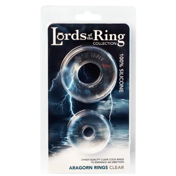LORDS OF THE RING ARAGORN COCK RING CLEAR