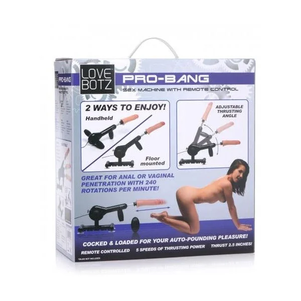 Love Botz Pro Bang Thrusting Sex Machine With Remote Control by XR