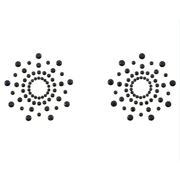 Love in Leather Rhinestone Body Jewel Stickers