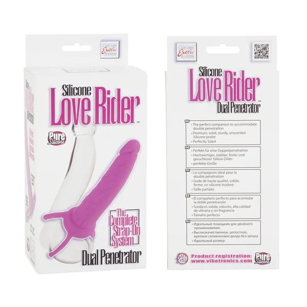 LOVE RIDERS DUAL PENETRATOR SILICONE PINK