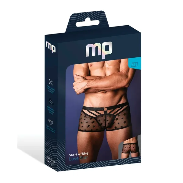 Love Star Short w/Ring – Black XL