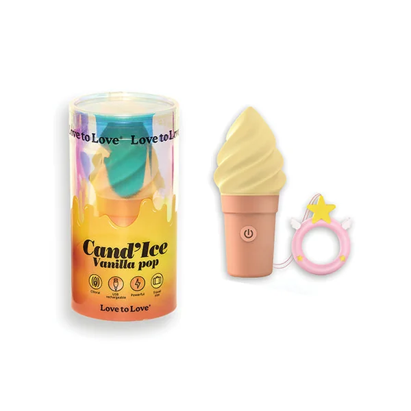 Love to Love Cand'ice Ice Cream Cone Stimulator - Vanilla Pop