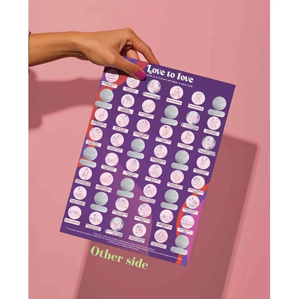 Love to Love Chasing Memories Scratch Off Bucket List