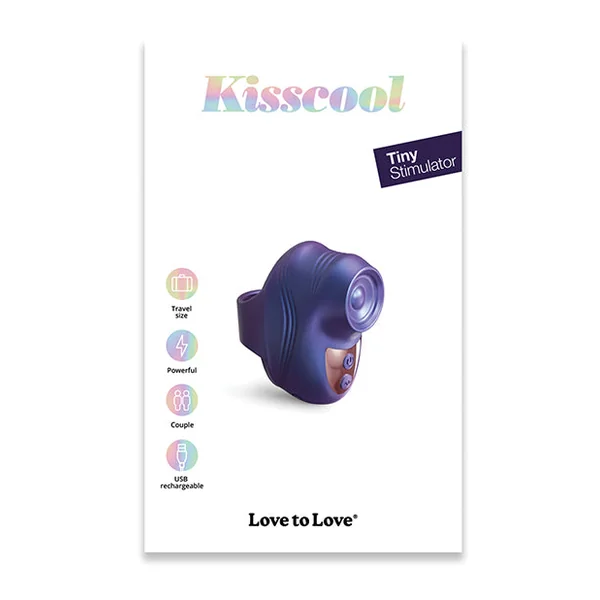 Love to Love Kisscool Tapping Finger Vibe - Midnight Indigo