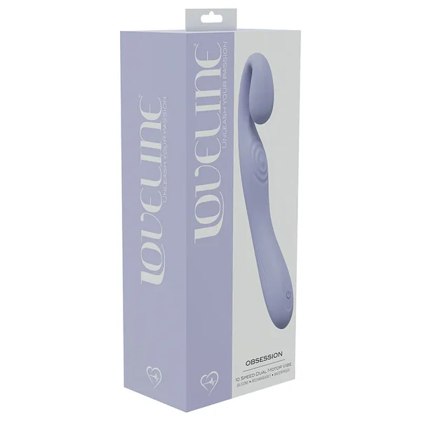 Loveline Obsession 10 Speed Dual Motor Vibe-Lavender