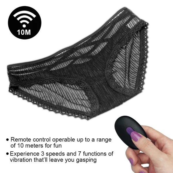 LOVETOY Wireless Vibration Strap on Jump Egg Lace Panty Underwear