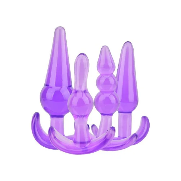 Loving Joy Butt Plug Training Kit Purple