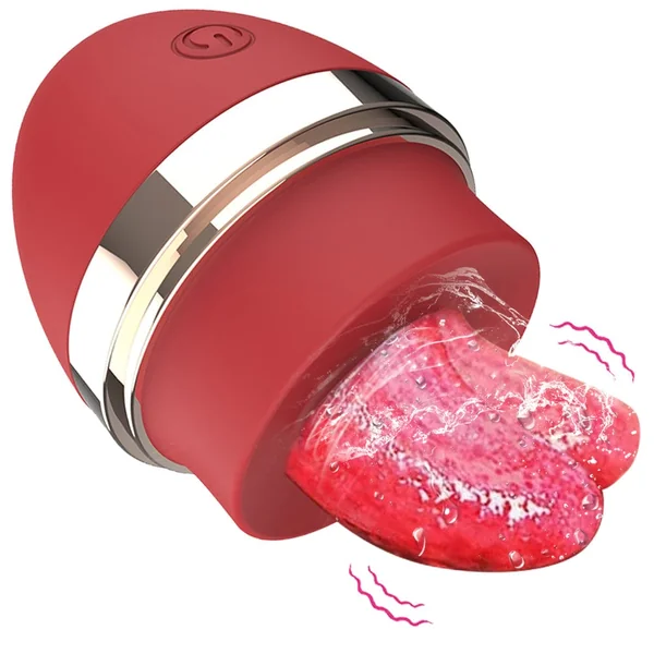 Lurevibe - Licking Tongue 10 Modes Egg Vibration Medical Silicone