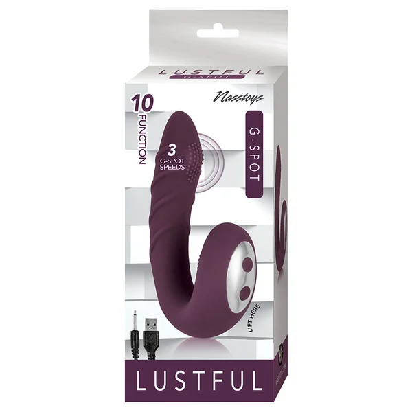 Lustful G-Spot Vibrator - Eggplant