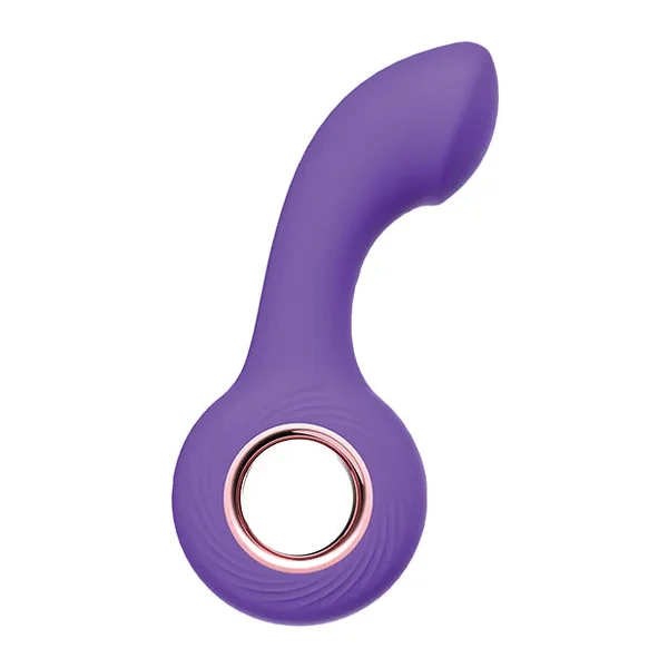 Luv Inc. Arched Ring Vibrator – Purple
