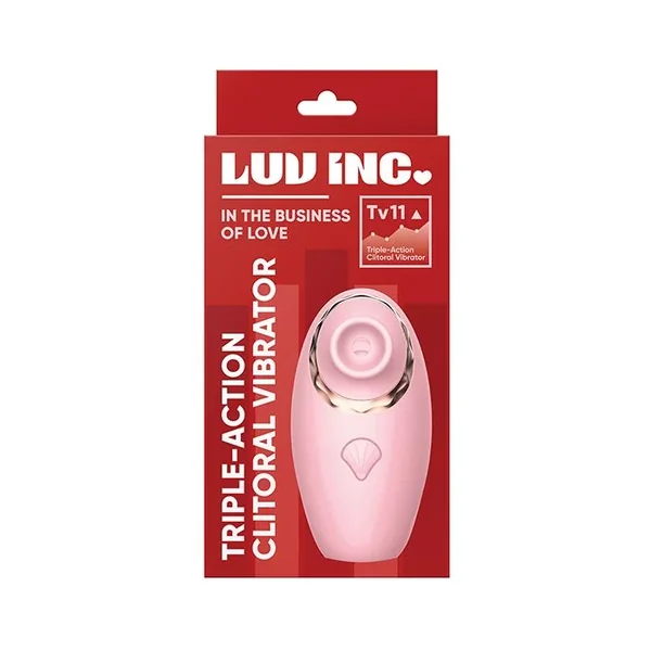 Luv Inc. Triple – Action Clitoral Vibrator