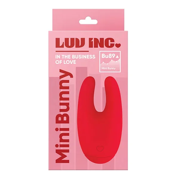 Luv Inc. U -Shape Mini Bunny – Red
