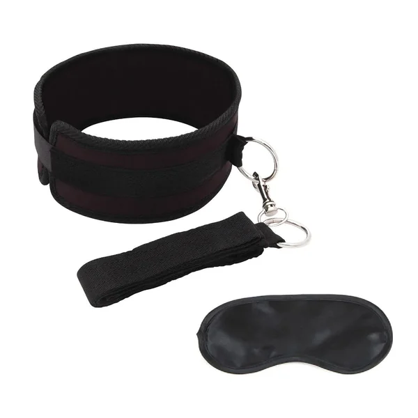Lux Fetish Collar And Leash Set